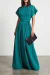 asparago taffeta top