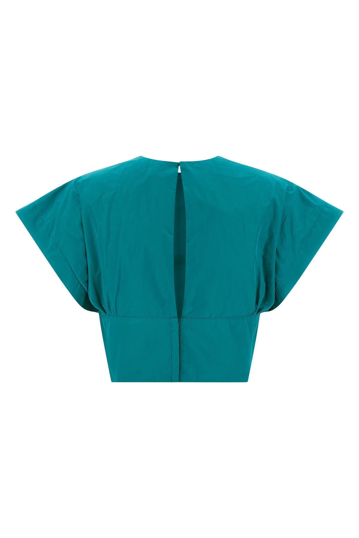 asparago taffeta top
