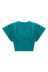 asparago taffeta top