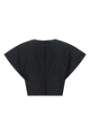 asparago taffeta top