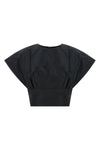 asparago taffeta top