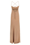 long farro georgette dress