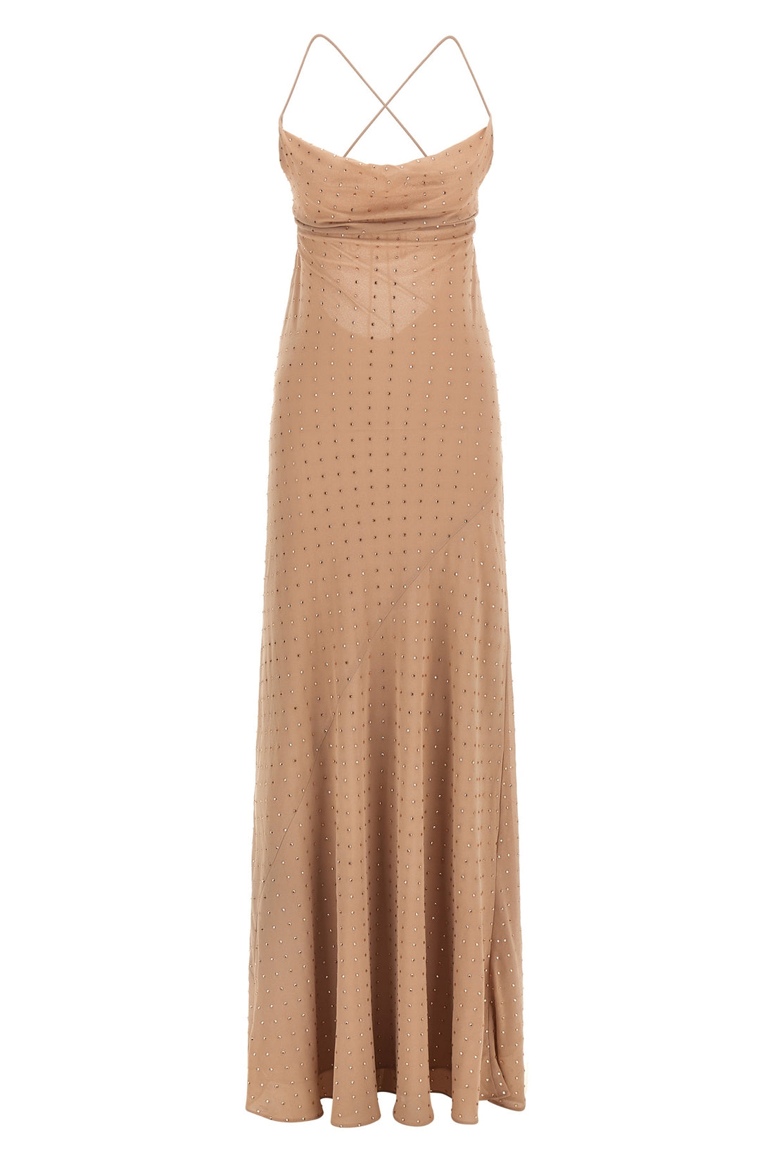 PINKO 38 long farro georgette dress