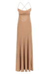 long farro georgette dress