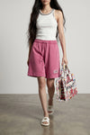 idillio bermuda shorts in gauze cotton