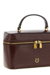 the pinko handbag stands out for a structured vanity case silhouette