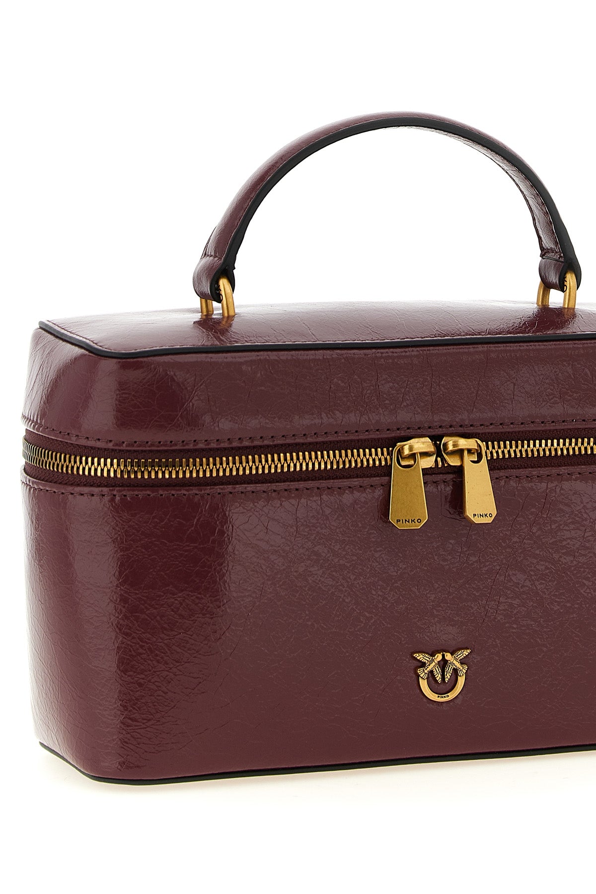 the handbag pinko defines a new geometry of everyday elegance through a structur