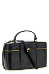 the pinko handbag stands out for a structured vanity case silhouette