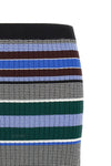 terra midi skirt in ribbed stretch viscose knit