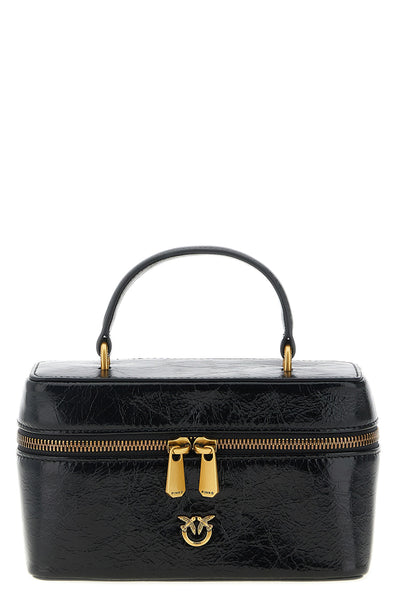 the pinko vanity soft mini crossbody bag redefines classic proportions through