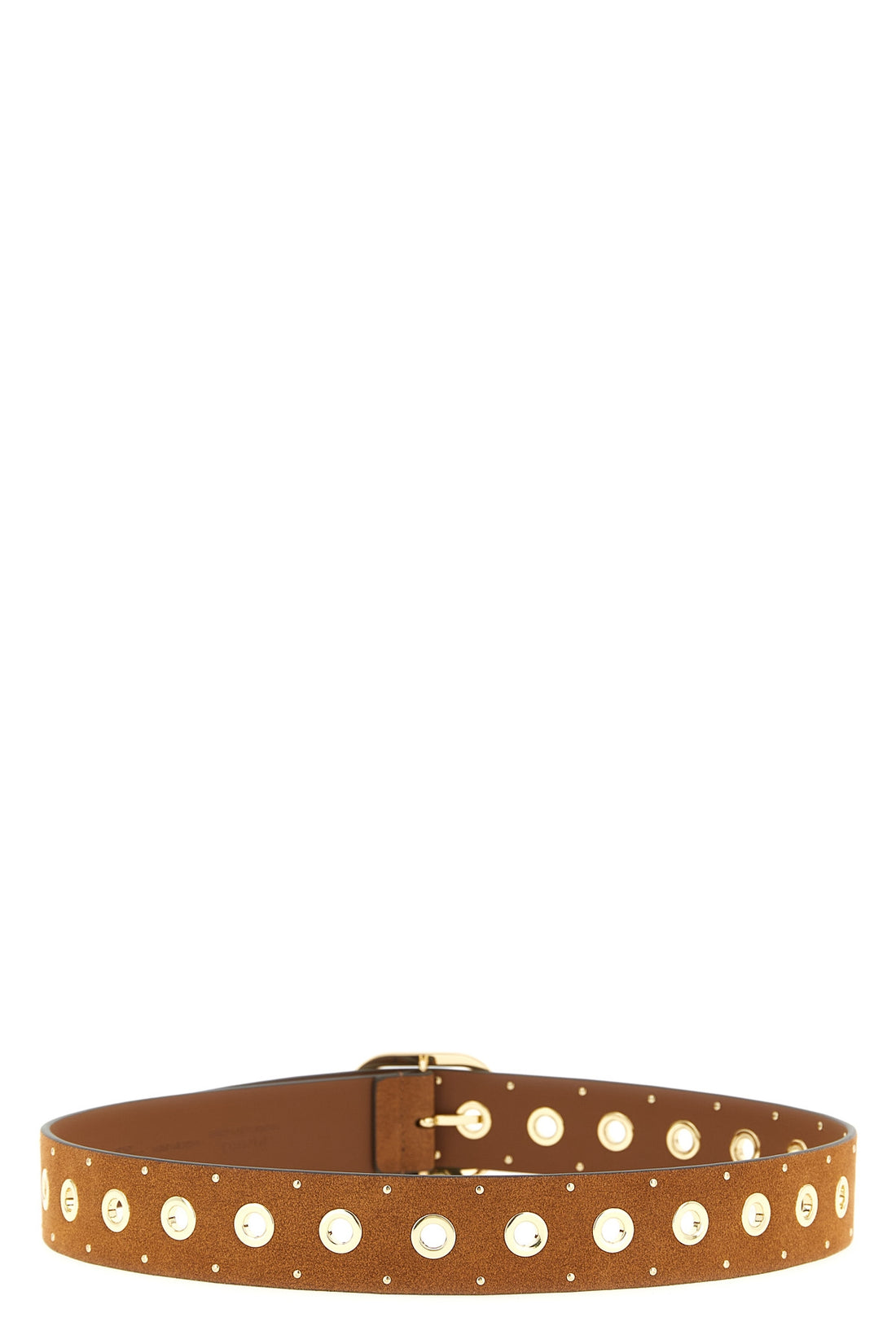 PINKO L suede effect crust leather belt