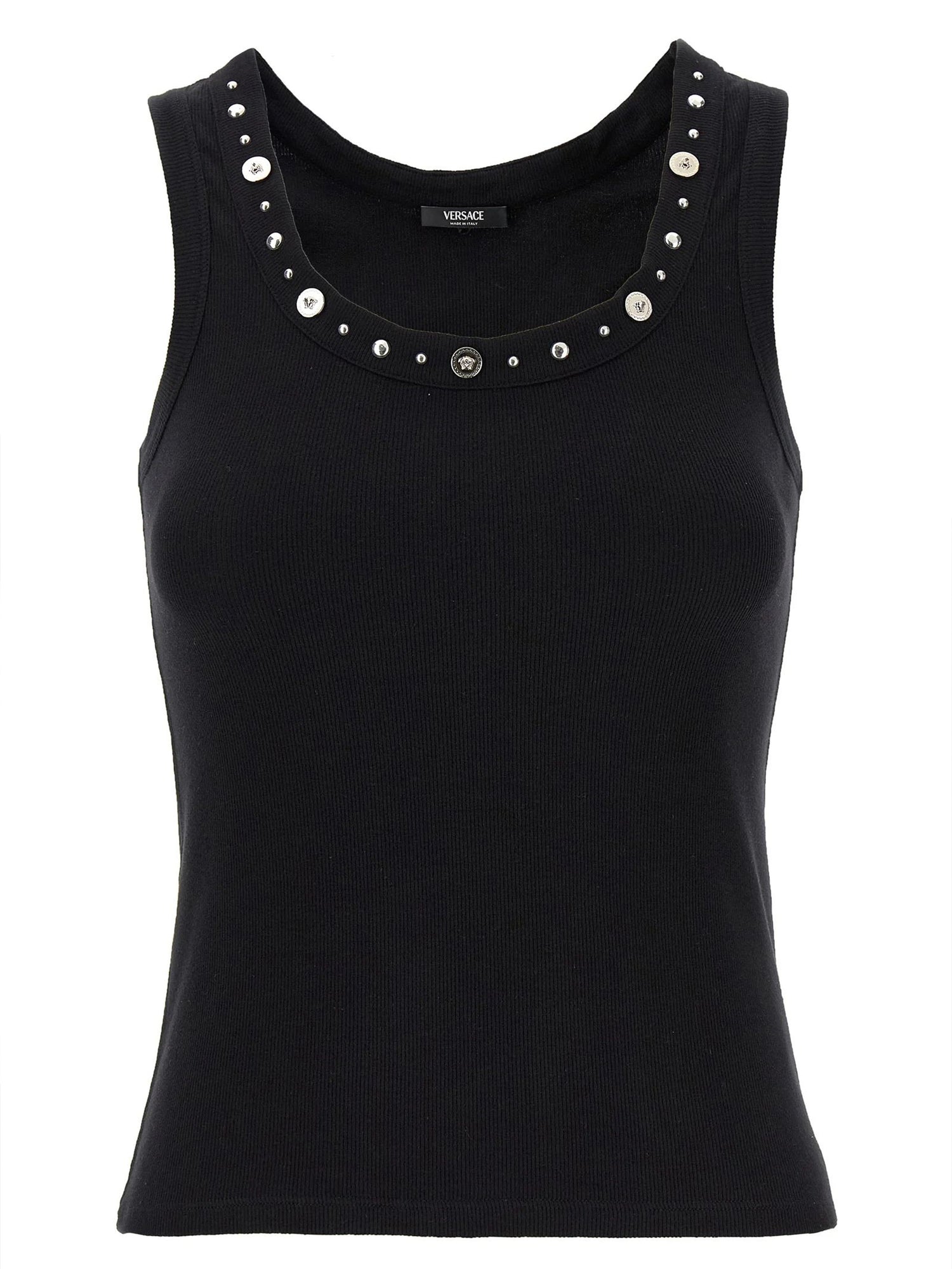 VERSACE 40 tank top emboidery studs