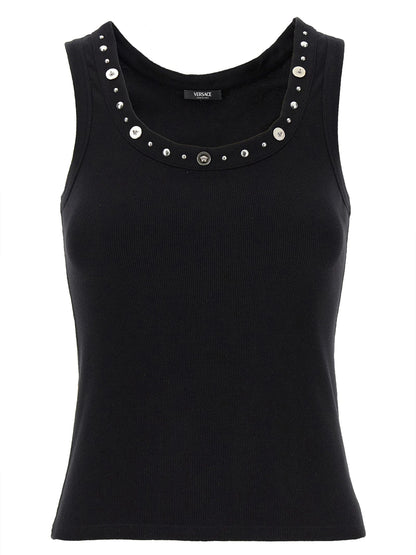 VERSACE 40 tank top emboidery studs