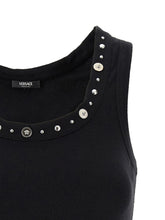 VERSACE 40 tank top emboidery studs
