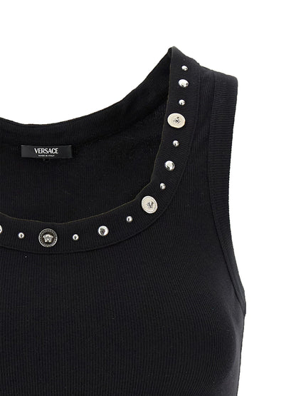 VERSACE 40 tank top emboidery studs