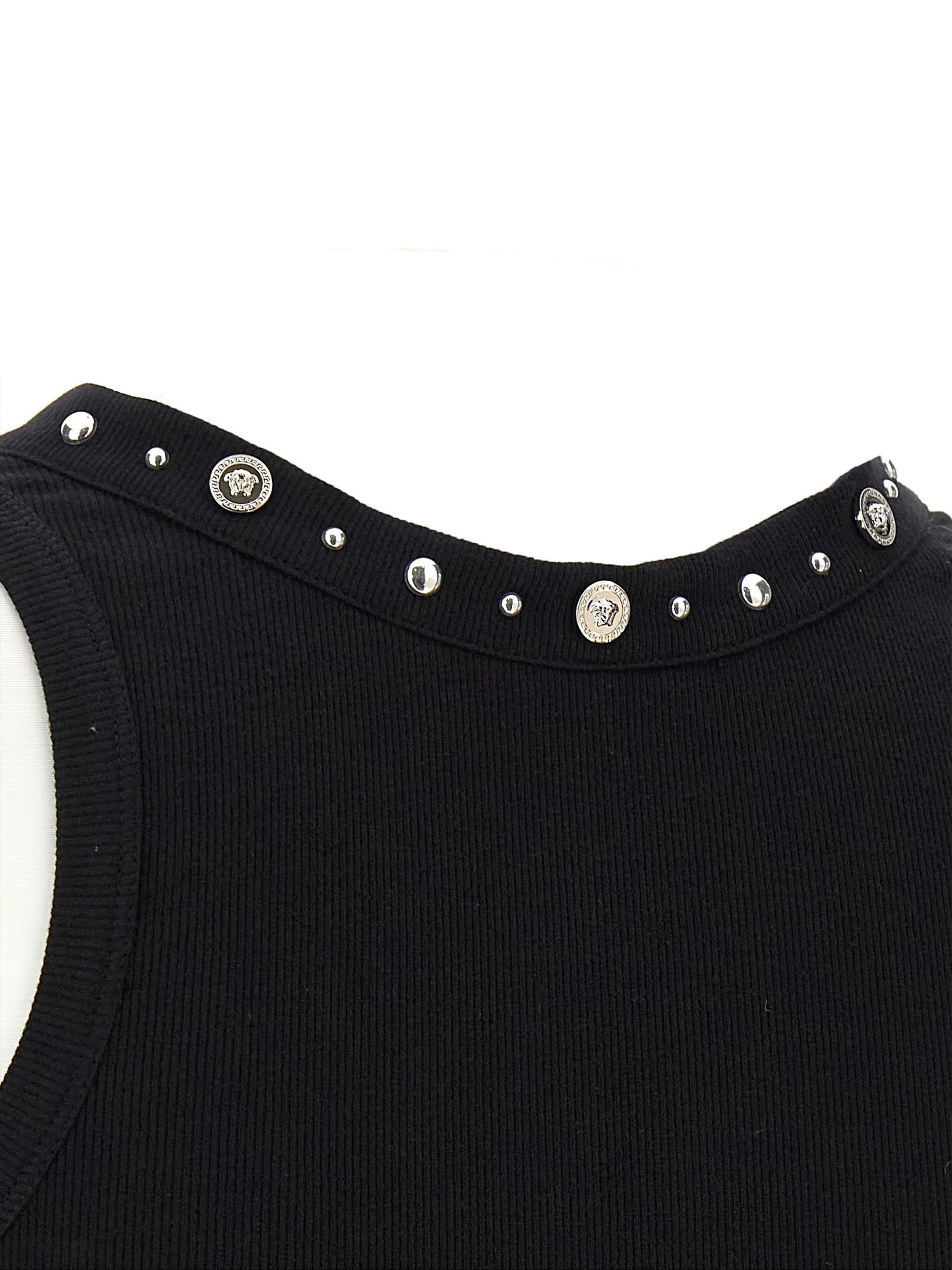 VERSACE 40 tank top emboidery studs
