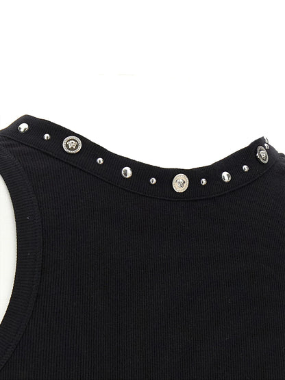 VERSACE 40 tank top emboidery studs