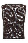eruzione crochet viscose top