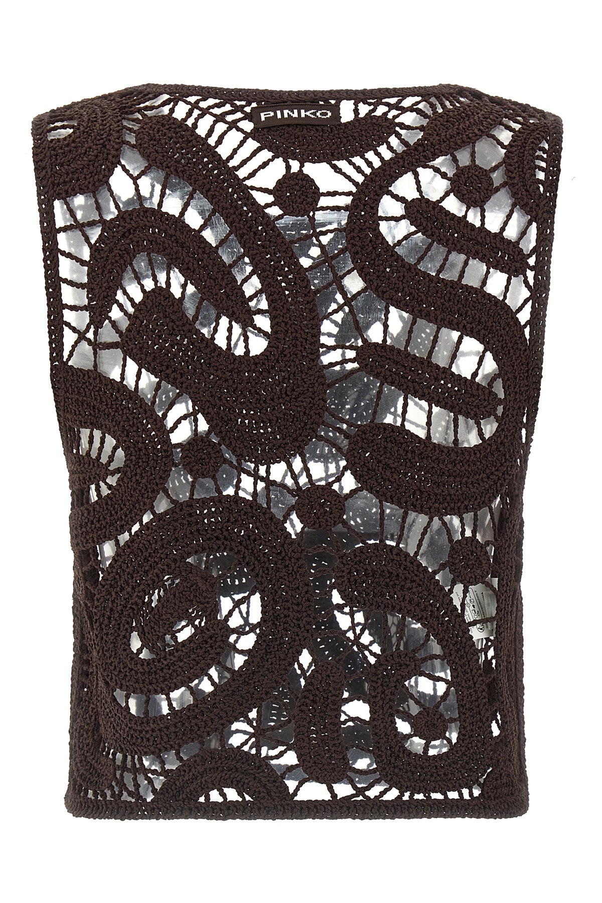 eruzione crochet viscose top