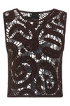 eruzione crochet viscose top