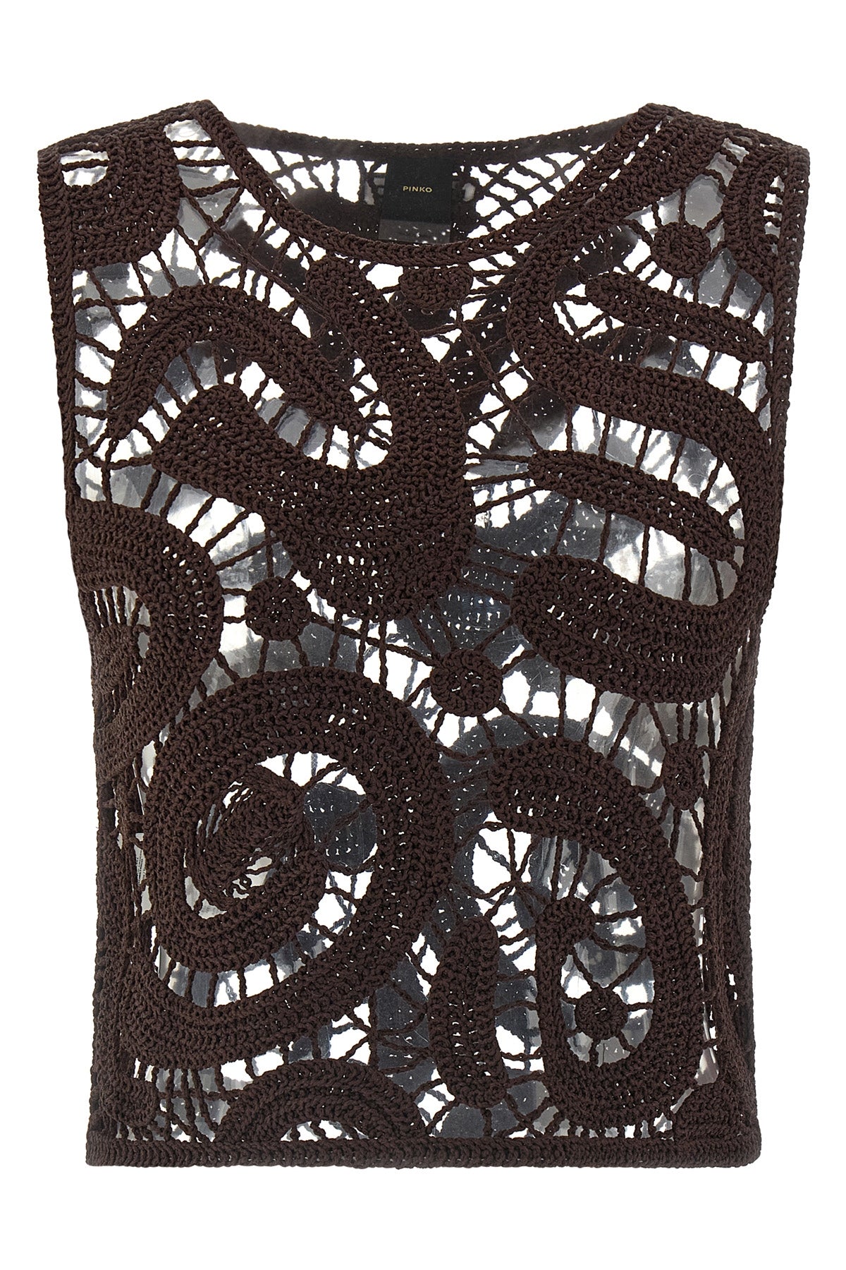 eruzione crochet viscose top