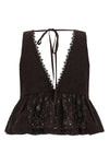 kiersten cropped top in sangallo