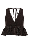 kiersten cropped top in sangallo