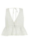 kiersten cropped top in sangallo