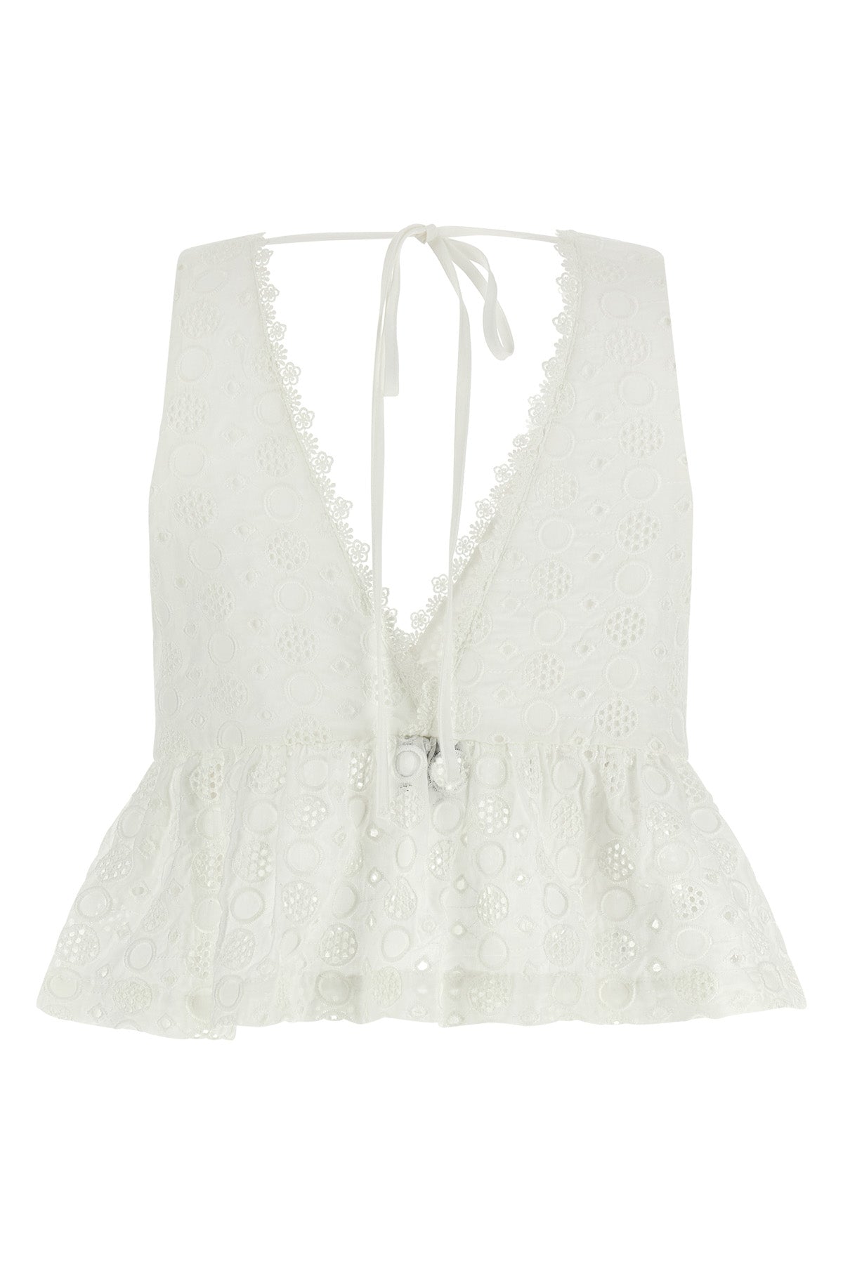 kiersten cropped top in sangallo