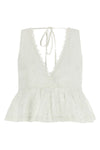 kiersten cropped top in sangallo