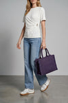 mary t-shirt in stretch interlock of supima cotton