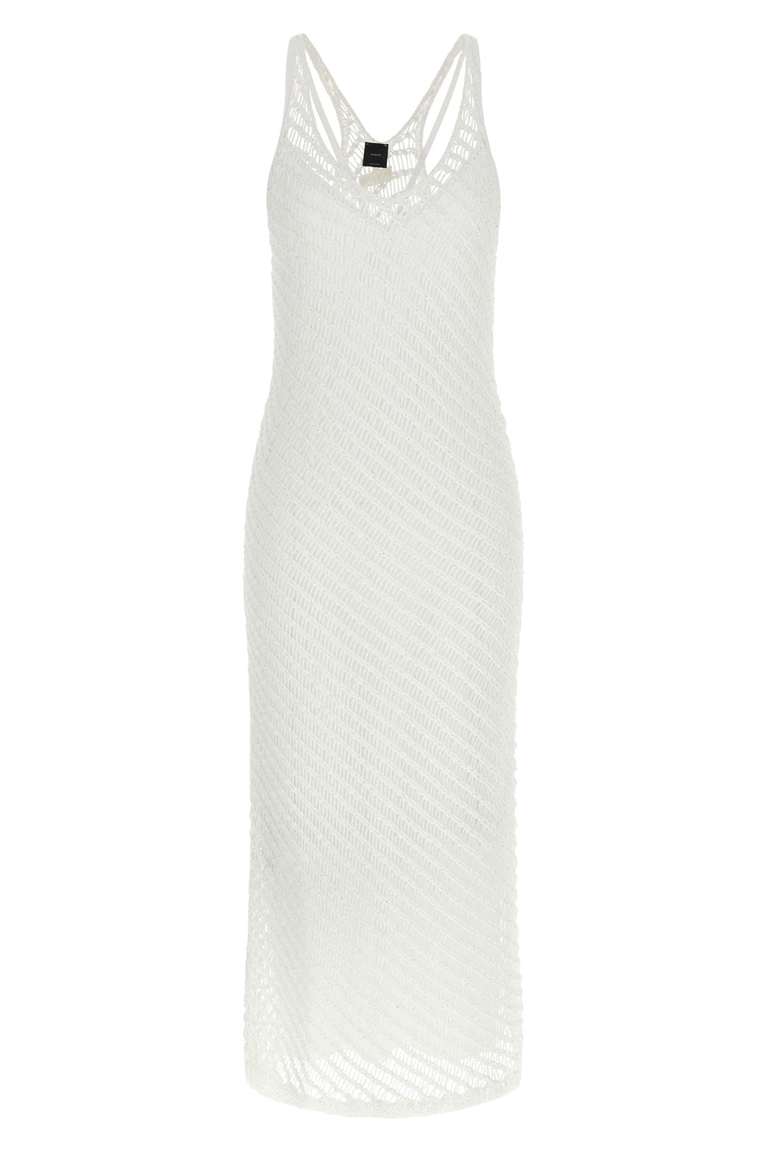 PINKO M long miraggio mesh viscose blend dress