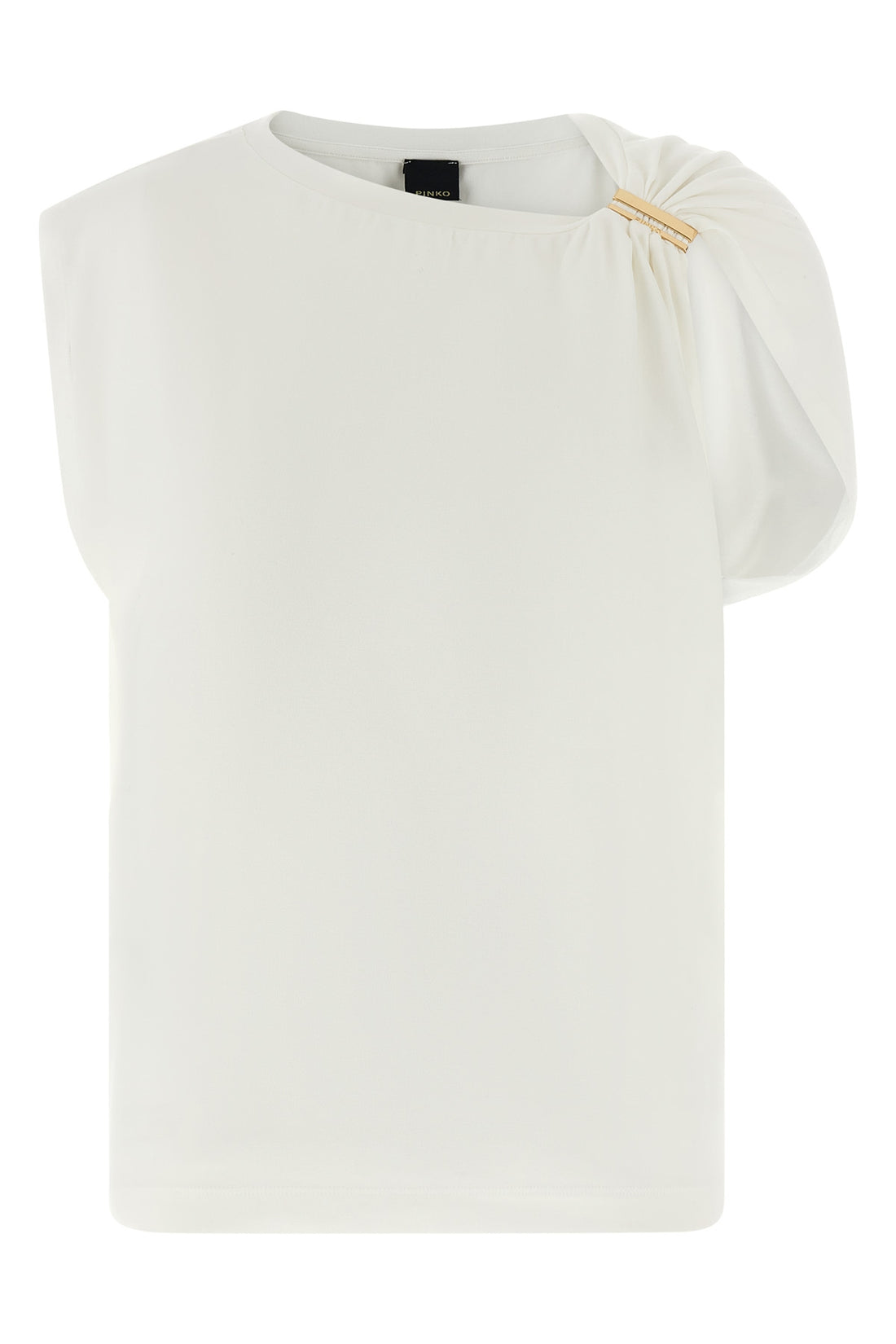 PINKO L melody supima cotton stretch interlock top