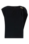 melody sleeveless stretch jersey top