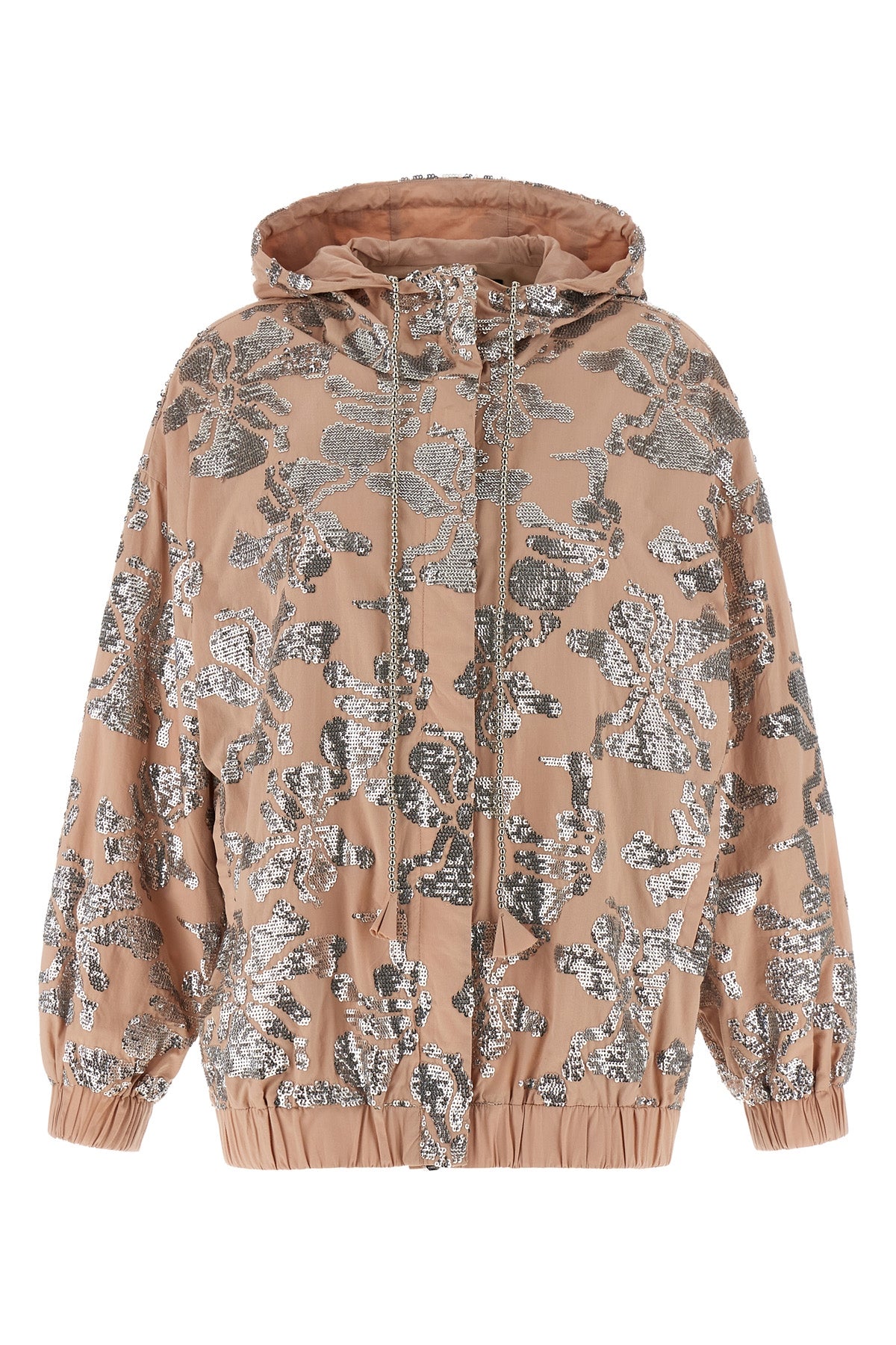 maracuja cotton poplin bomber jacket