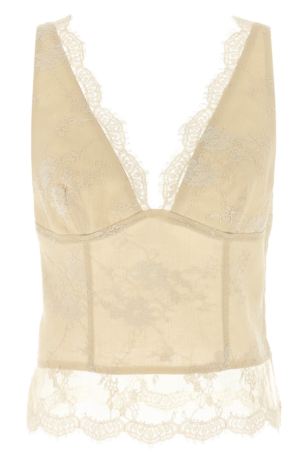janessa crop top in linen coupled
