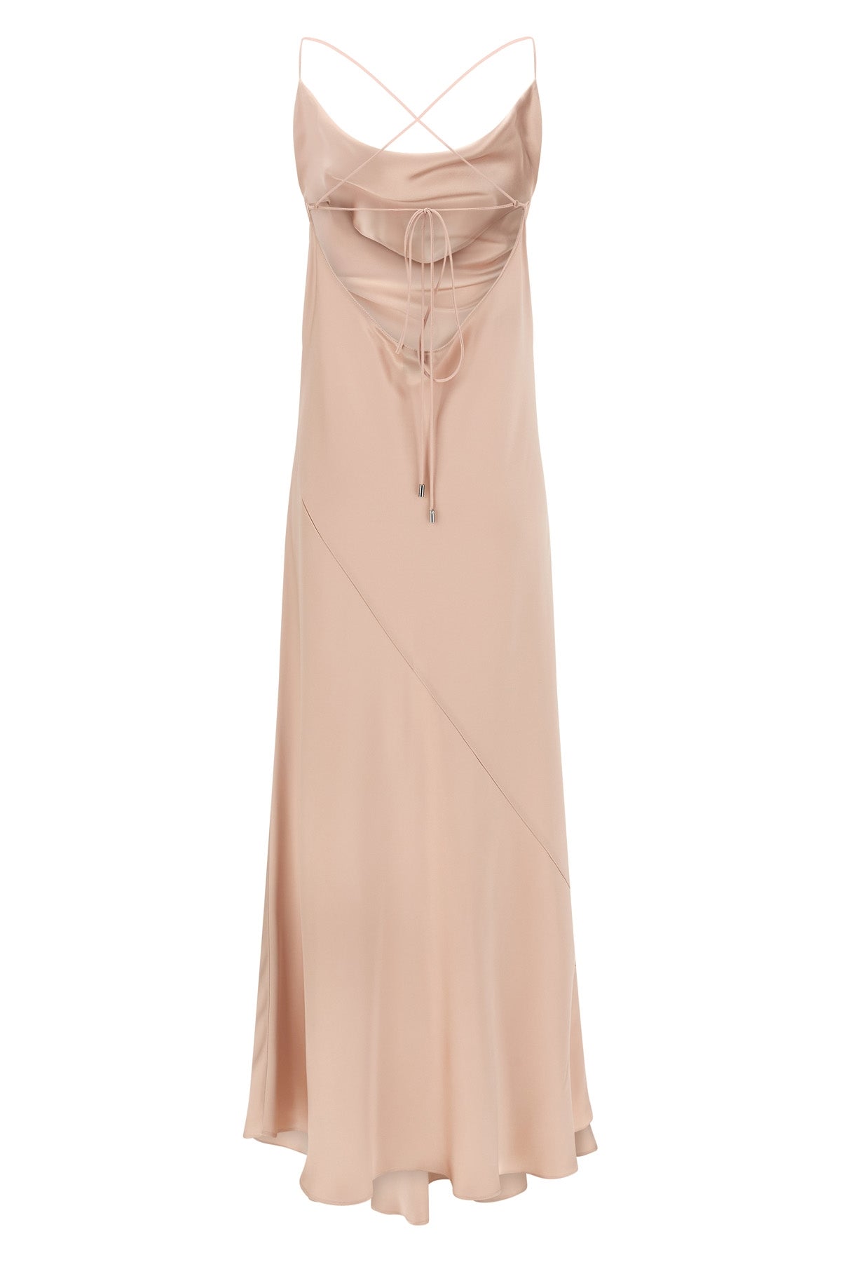 farro long satin dress