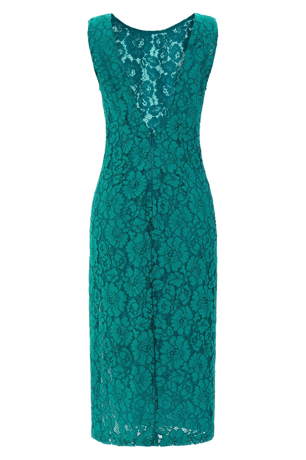 drupa lace midi dress doubled
