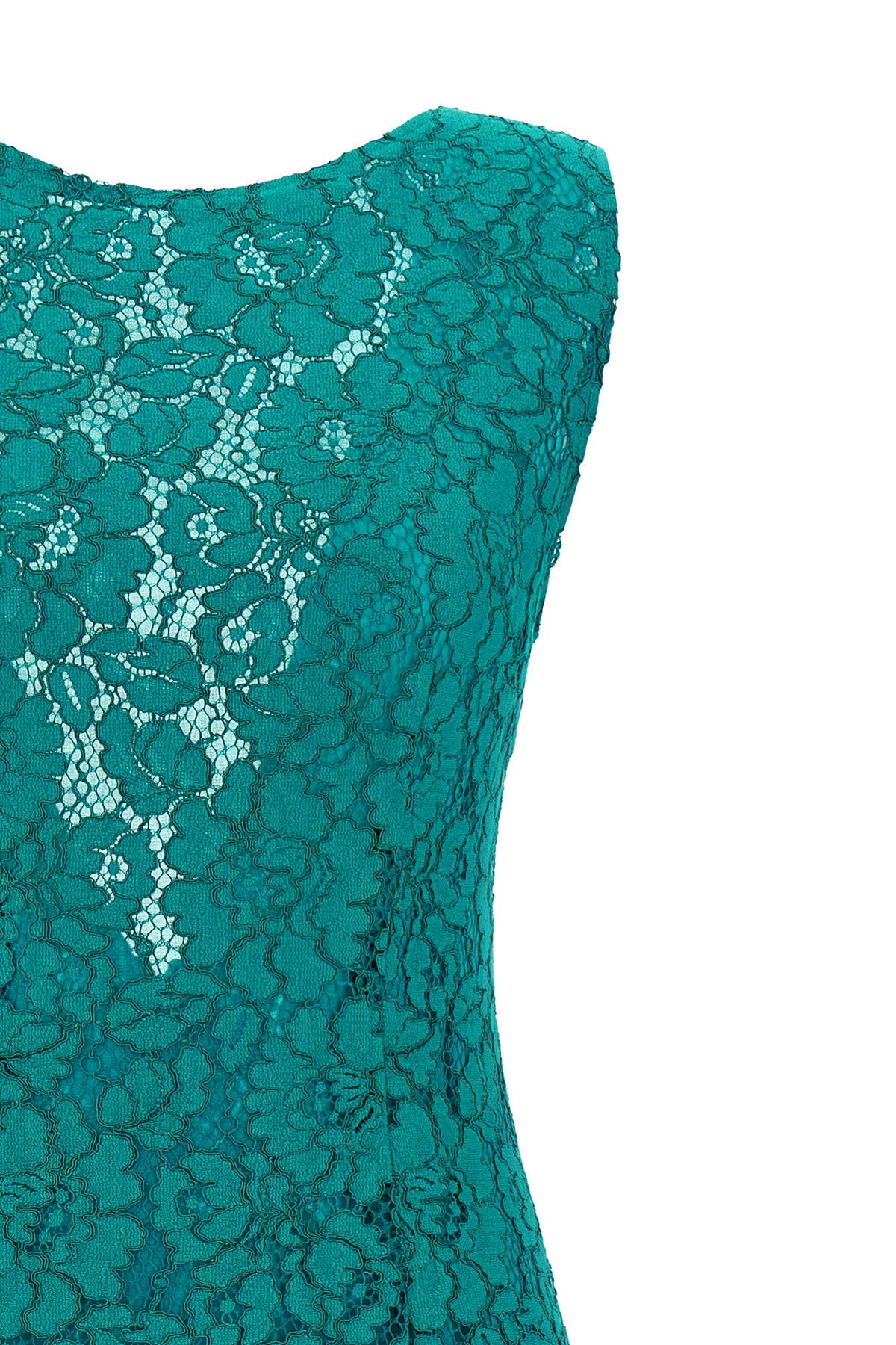 drupa lace midi dress doubled