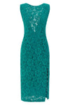 drupa lace midi dress doubled