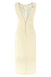 drupa lace midi dress doubled