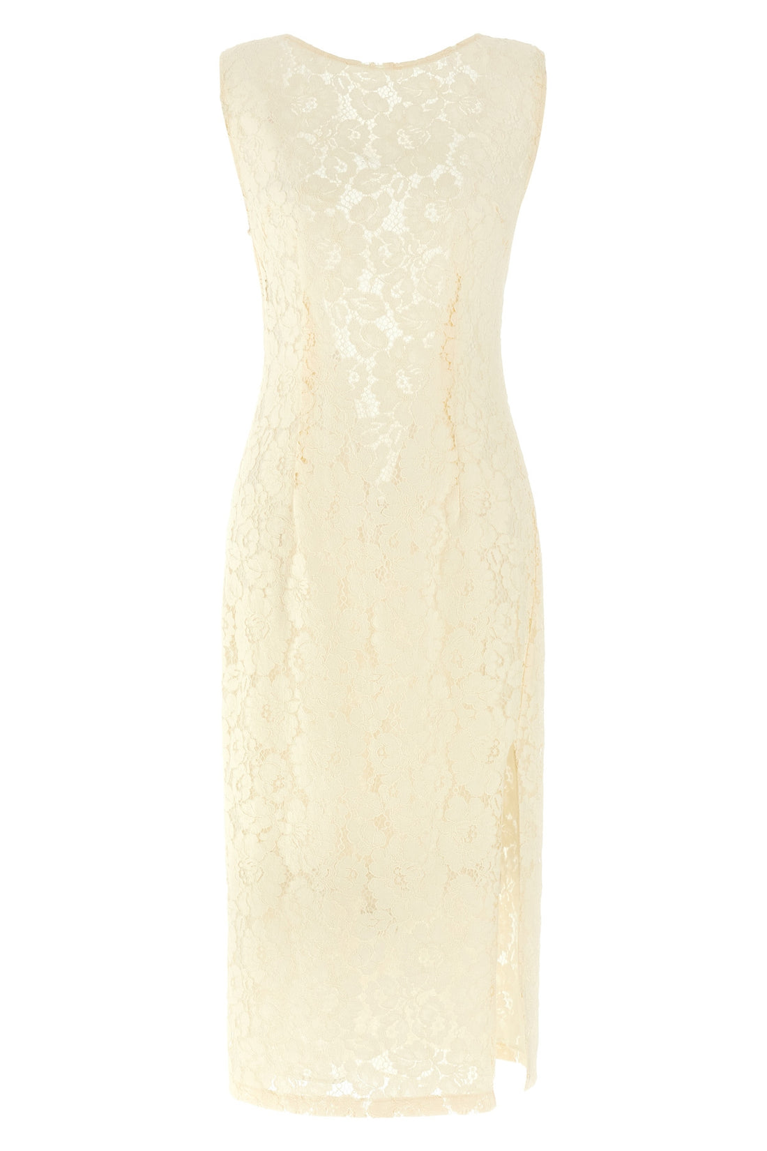 PINKO 42 drupa lace midi dress doubled