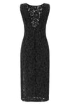 drupa lace midi dress doubled