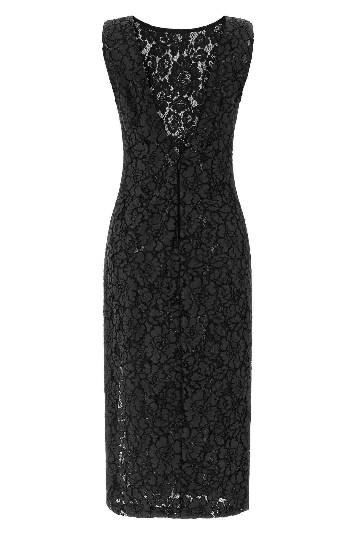 drupa lace midi dress doubled