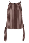 jennifer yarn-dyed striped viscose top