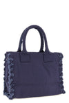 medium beach shopping bag in cotton canvas
