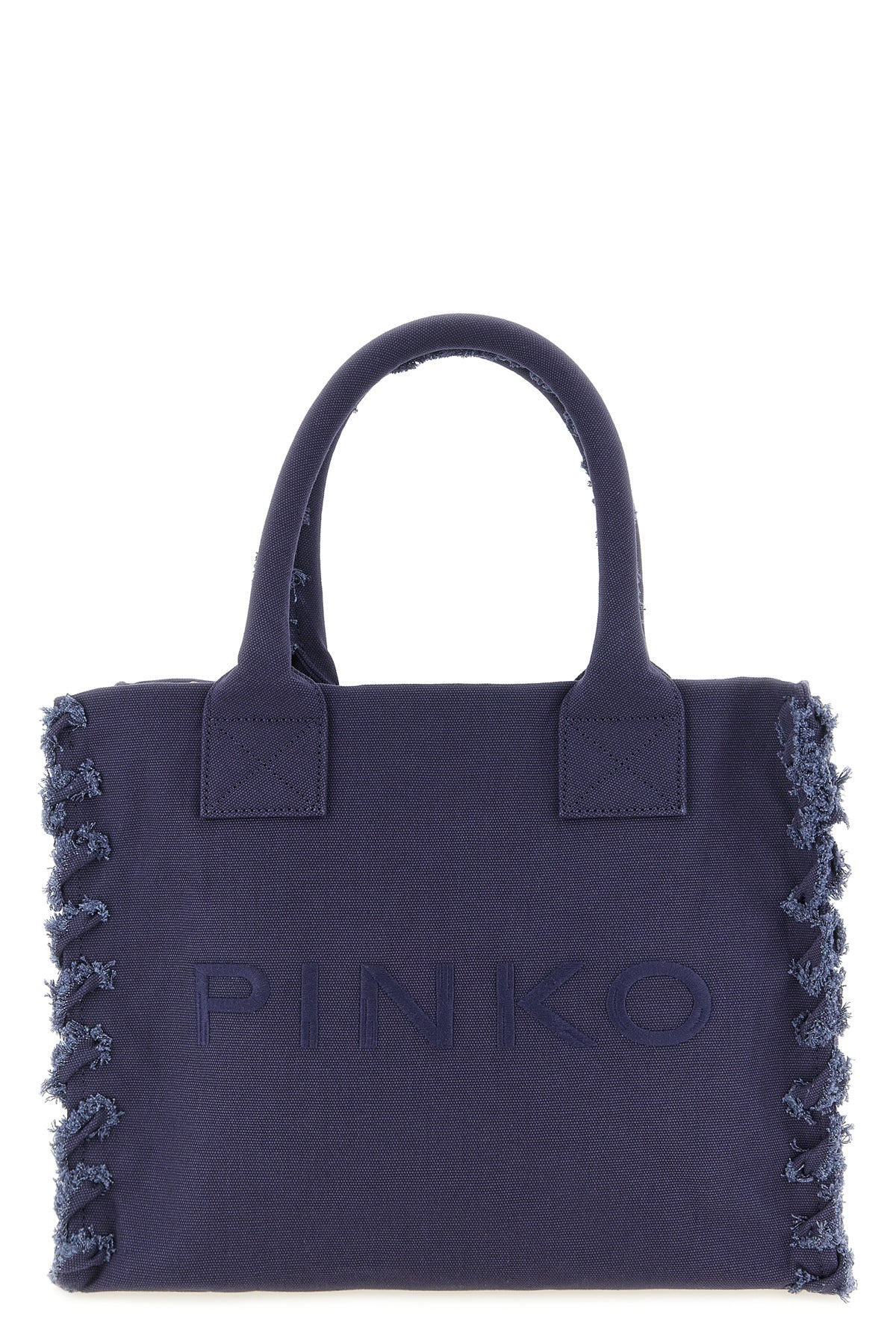 medium beach shopping bag in cotton canvas