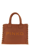 medium beach shopping bag in cotton canvas