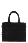 medium beach shopping bag in cotton canvas