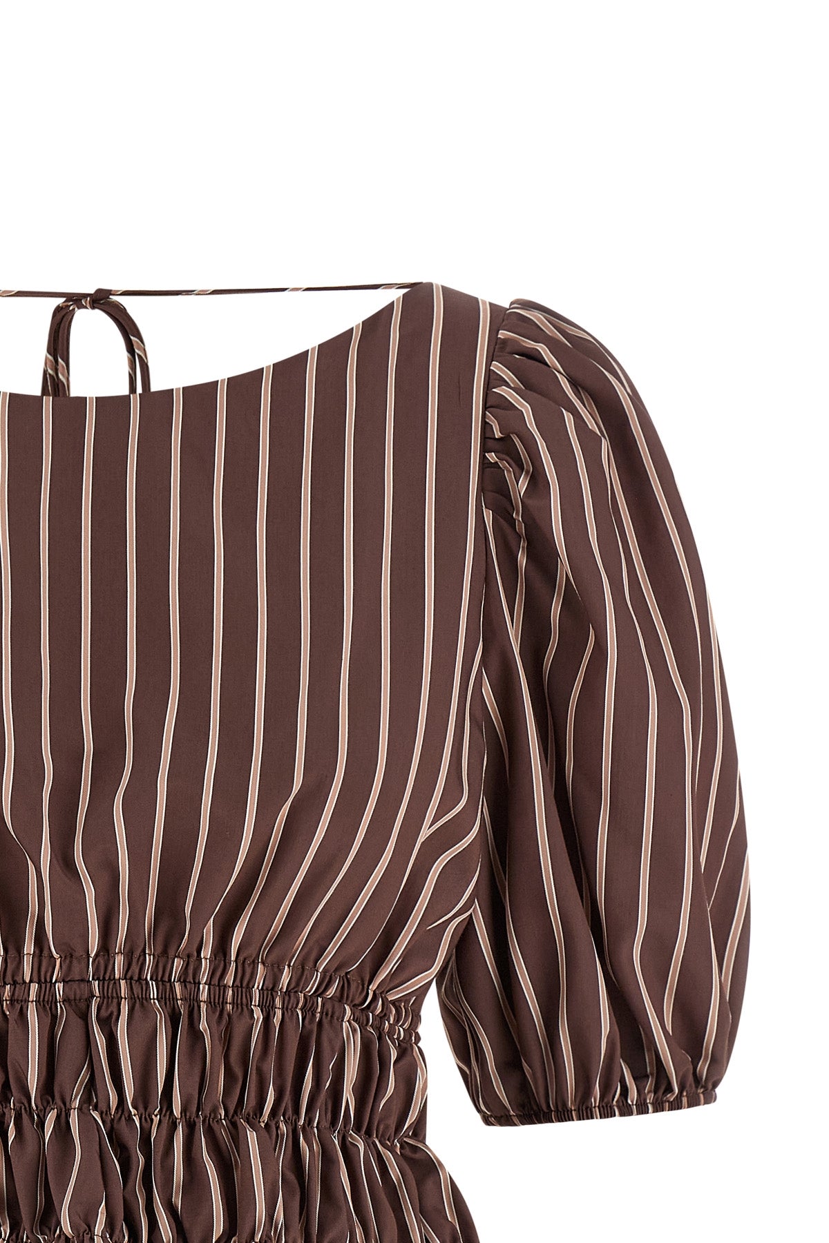 jeanette top in flowing viscose fabric dyed in yarn